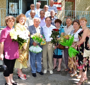 Почесного громадянина Токмацького району привітали з 85-річчям